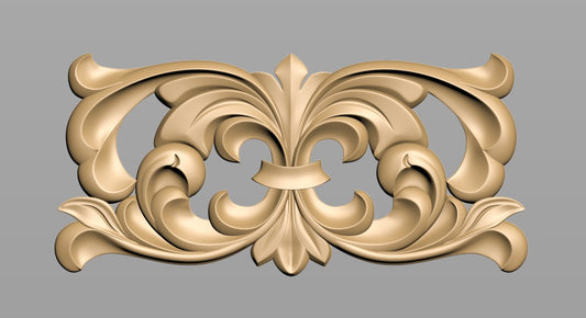 Ornament lemn - sculptura 3D - M2
